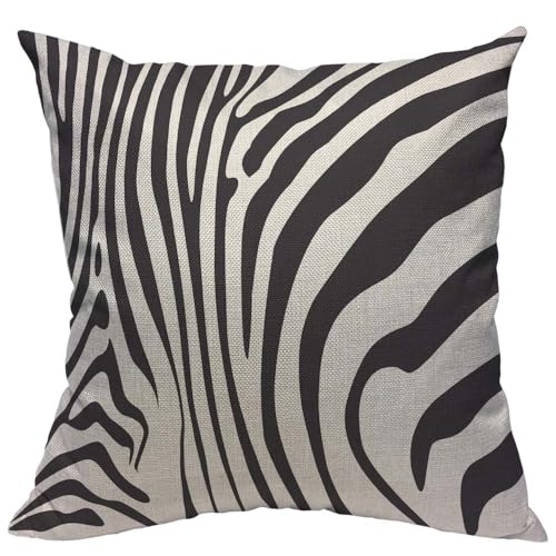 TKS MITLAN Zebra Decorative Pillow Covers Black and White Stripes Pillows Decorative Throw Pillows Farmhouse Decor for Home Cushion Case