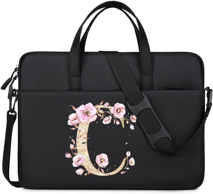 Computer Bag For Men & Women, With Initial Laptop Bag,14/15inches Messenger bag For Office、Business、Travel、School