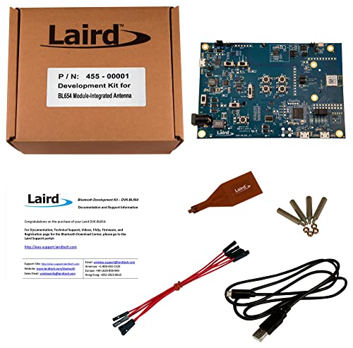 LAIRD CONNECTIVITY KIT DEV, ANTENA INT, BLE/802.15.4/NFC, Kits de desarrollo analógico Bluetooth, Qty.1 | 455-00001
