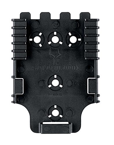 Safariland Qls 1-2 Quick Locking System Kit, Platform Attachment For Duty Holsters And Accessories With Locking Fork And Receiver Plate - Level 1 Retention, Black #TOP1