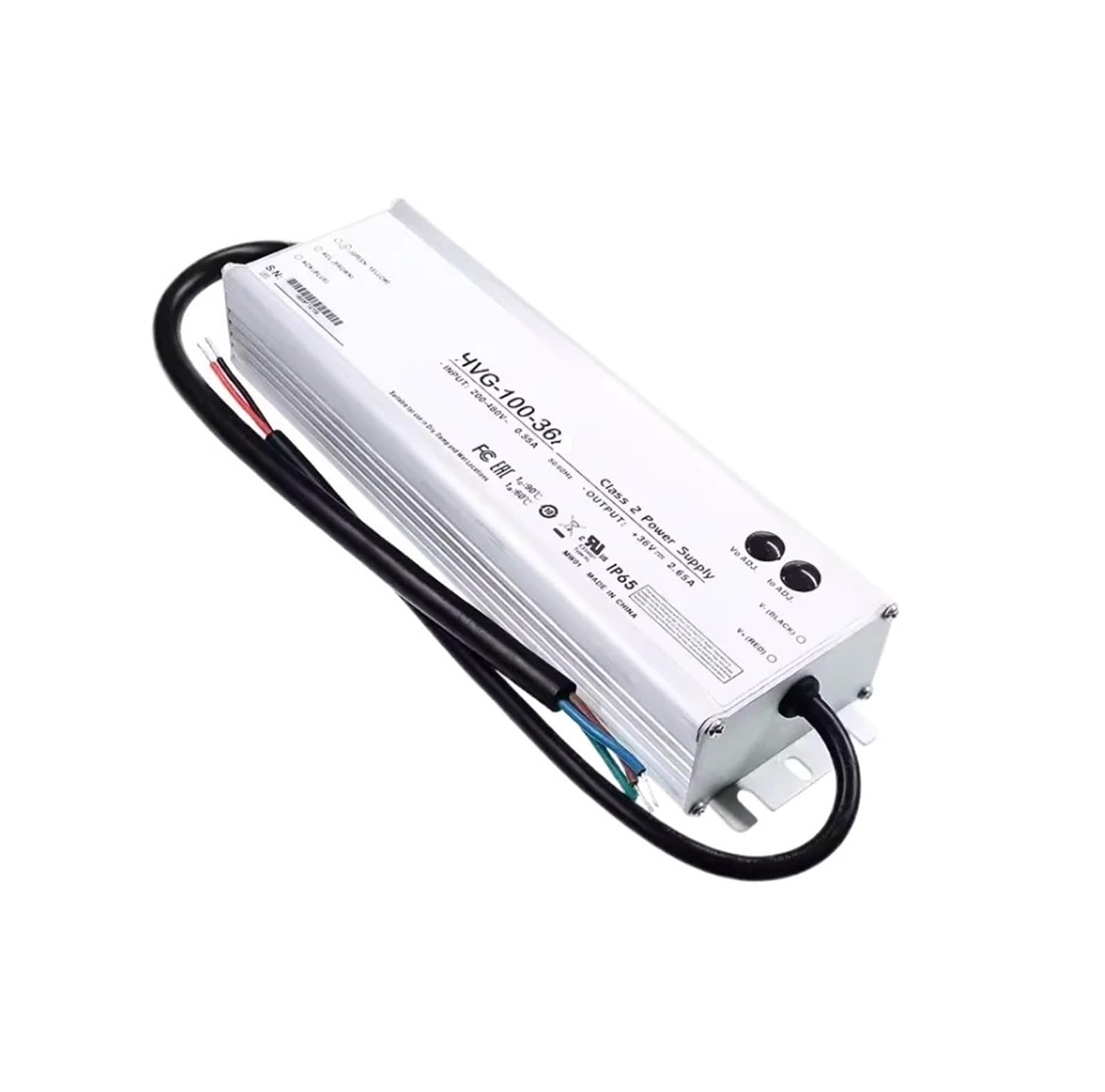 Alimentation LED HVG-100-48B 100W à intensité variable pour éclairage et régulation tension 48V