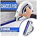 Painters Tape Applicator Tool with Scraper, Masking Master Tape Dispenser Professional Masking Tape Dispenser Set for Painting Trim, Wall, Baseboard and Floor Decoration, 1 in x 22 Yd, 1 Starter Roll