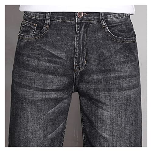 Short en jean droit pour homme en coton extensible RLKHXBS - 6
