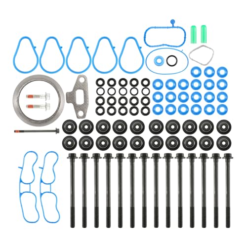 Image of SIZZER 28Pcs Engine Cylinder Head Gasket Kit for 07-12 Chevy Colorado /Canyon 3.7L,07-10 H3 /H3t 3.7L,07-08 I-370 3.7L Replace# HS26390PT /ES71334