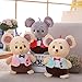 danyangshop Giocattoli di Peluche 25 Cm 3 Pz/Lotto Giocattolo di Peluche per Bambini Little Down Cotton Mouse Baby Giocattolo Farcito per Bambini per Regalo di Compleanno di Natale