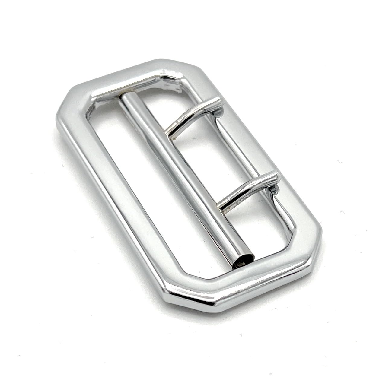 Uniform Store London Silver Chrome Buckle Policetunic Belt 2 Prongs Chrome R690