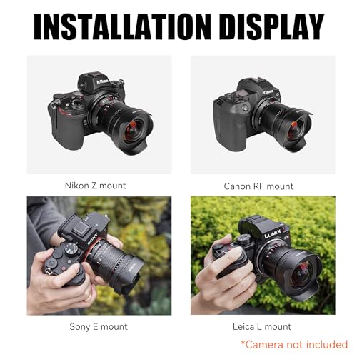 Ficha técnica Reescribe 7artisans Lente Gran Angular de 9mm F5.6 de fotograma Completo de 132 grados distorsión Casi Cero Distancia de Enfoque mínima de 0,2 m Compatible con Nikon Z5 Z6 Z7 Z6II Z7II Z9 Negro - Fernando Cortés