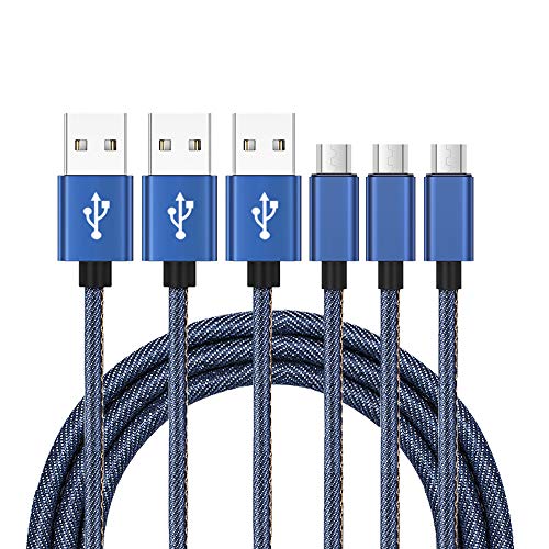 USB充電ケーブル Micro USB Amazon | Micro USBケーブル【2M 3本セット】マイクロタイプB 急速充電