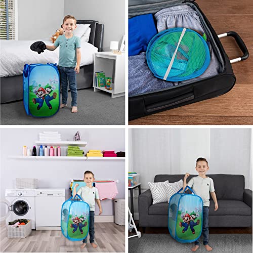 Franco Kids Room Collapsible Storage Bin Pop Up Hamper, One Size, Super Mario #TOP5