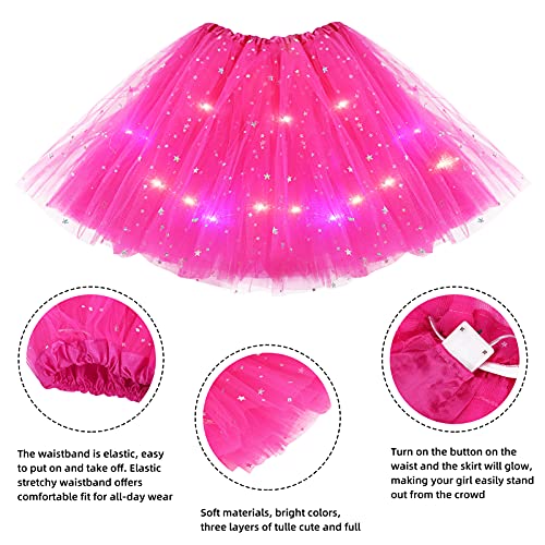 Girl Tutu Skirts, Magic Light Princess Led Dancing Skirt Tulle Ballet #TOP4