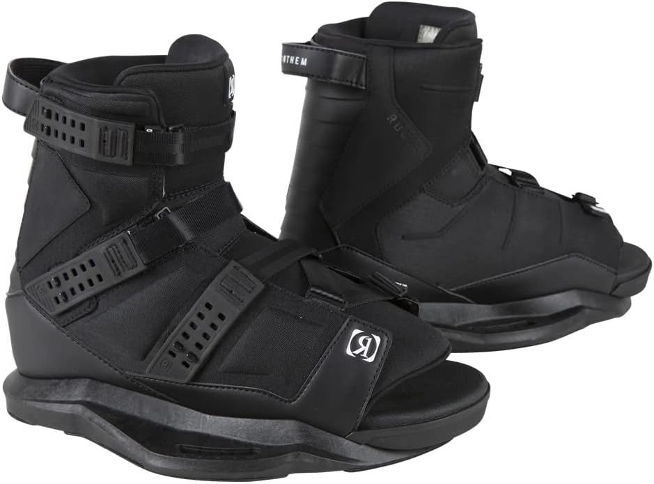 Ronix Anthem Stage 2 Wakeboard Boots, Black, 7.5-11.5
