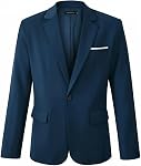 Beninos Manteau de sport pour hommes Veste de costume d'affaires à un bouton