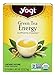 Yogi Tea - Green Tea Energy - Supports Stamina - 6 Pack, 96 Tea Bags Total