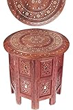 mediterrane tischdeko geburtstag Diese Marokkanische Tische Klapptische sind aus Massivholz, Liebevoll künstlerisch geschnitzt, und mit Messing Intarsien verziert, 100% Handarbeit aus Indien. Und sind auch als Nachttisch oder kleines Bett Tischchen im Schlafzimmer, Arabischer Teetisch Kaffeetisch Sofatisch neben den Sofa, kleiner schmaler Couchtisch Wohnzimmertisch oder Sitzhocker im Zimmer, Zeitungsablage im Flur, Laptoptisch im Büro, Gartentisch oder Gartenhocker im Garten, Terrassentisch Blumentisch in der Terrasse.