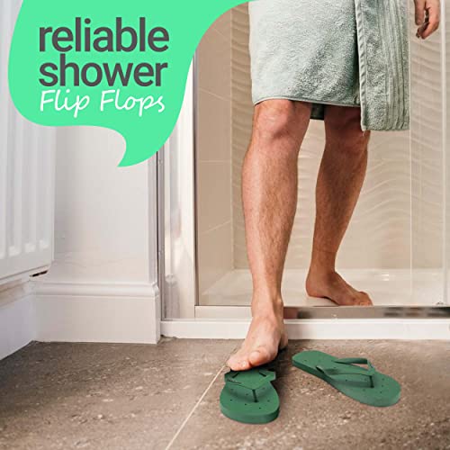 Image of Shower Shoez Men's Non-Slip Gym Pool Dorm Water Sandals Flip Flops