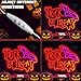 Halloween Neon Sign, Halloween Trick or Treat Neon Light Battery or Usb Powered for Wall Decor, Adjustable Brightness Halloween Neon Light(14.9 x 11.6 inches)
