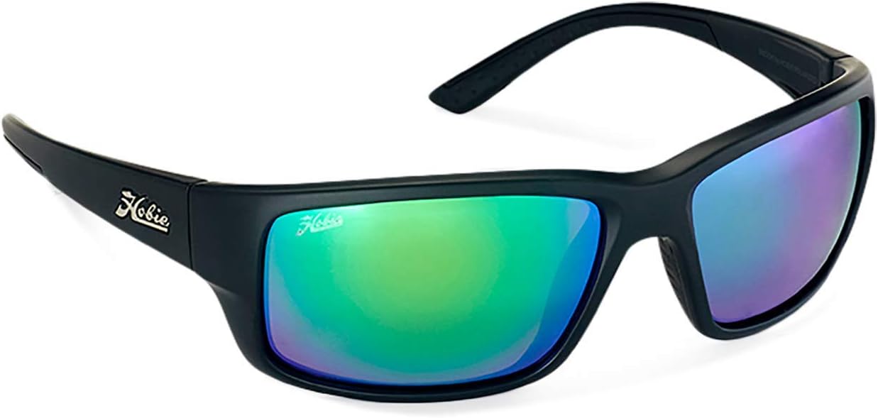 Hobie Men’s Polarized Wrap Sport Sunglasses, Large Fit, Full-Coverage, Snook