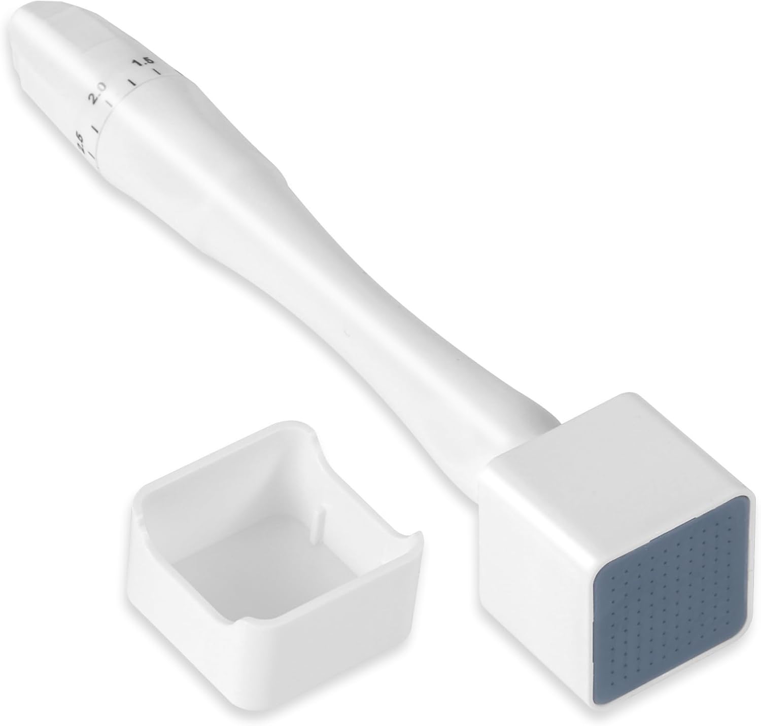 Microneedling Stamp voor Haargroei en Baard, Micro Exfoliating Tool Microneedling Roller voor Vrouwen en Mannen