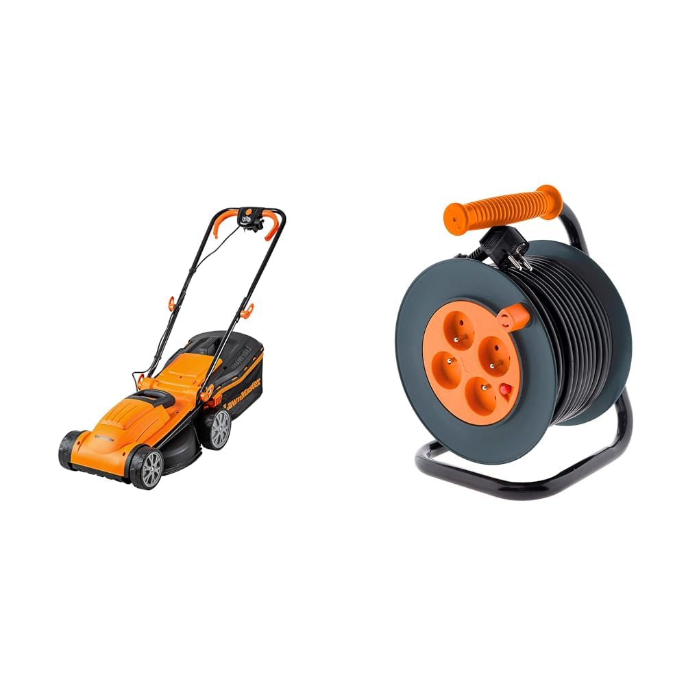 Tondeuse LawnMaster 1400W et rallonge Zenitech pour sublimer votre jardin en famille