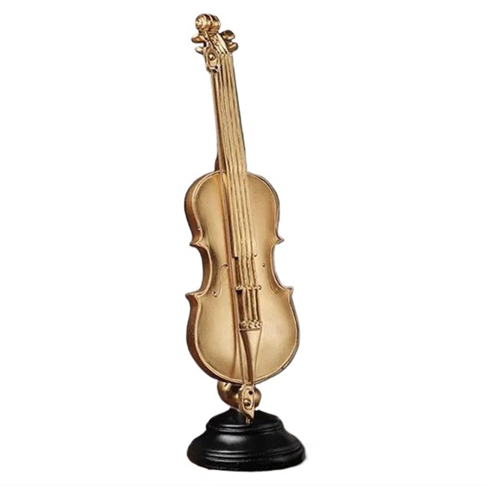 Zestaw Modeli Do Składania Instrumentów Muzycznych Miedziany Miniaturowy Miniaturowy Model Domowy Ornament Stary Instrument Skrzypcowy