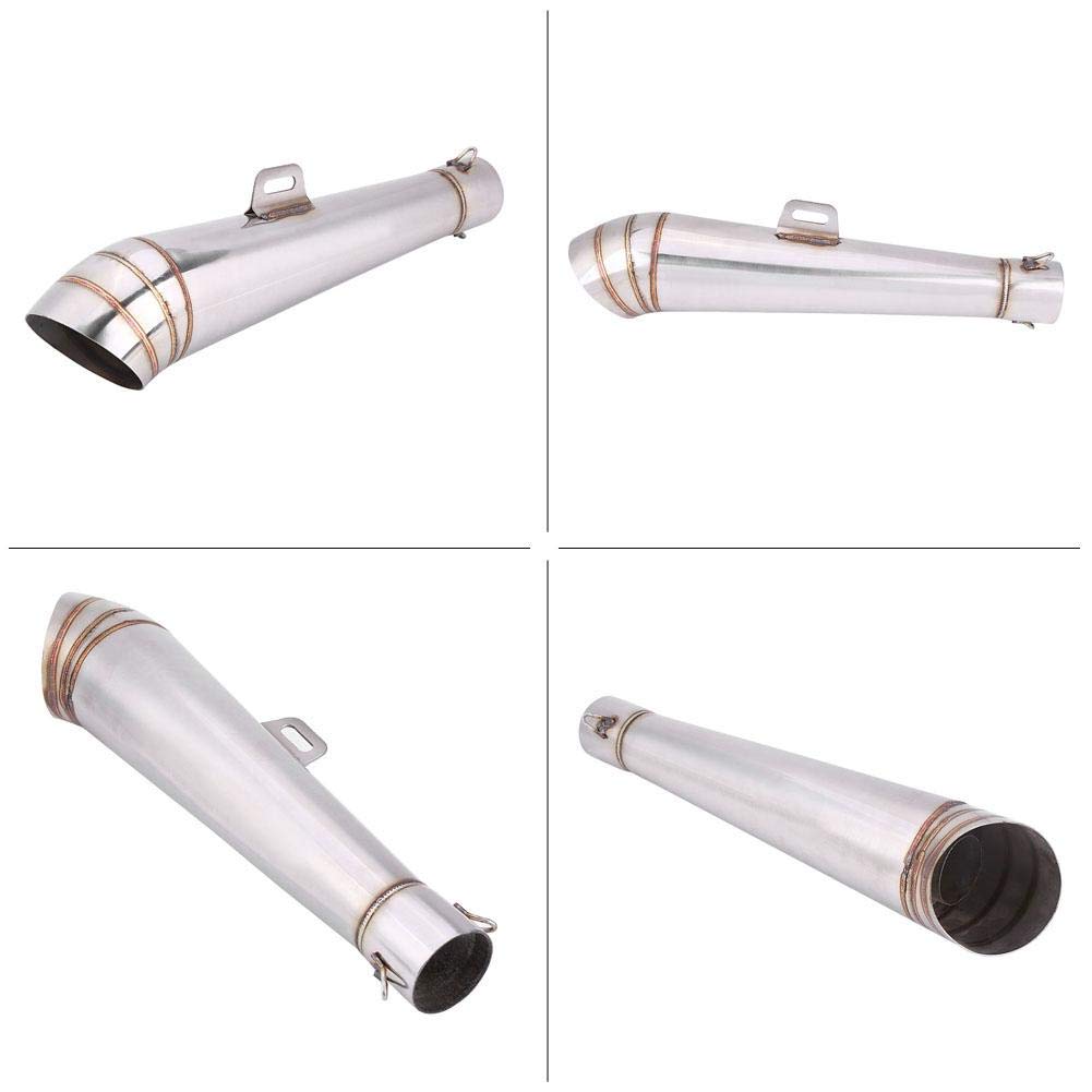 Silenciador de Escape, tubo de silenciador de escape de la motocicleta Tubo de escape universal Silenciador Punta de tubo de escape para modelos de 51mm/2p