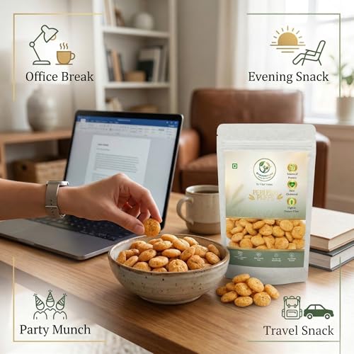 Image of Bhaani Pure (By Vital Venus) Peri Peri Millet Puffs, 80g | Roasted & 100% Veg | Gluten-Free Healthy Snack | No Palm Oil, No Maida
