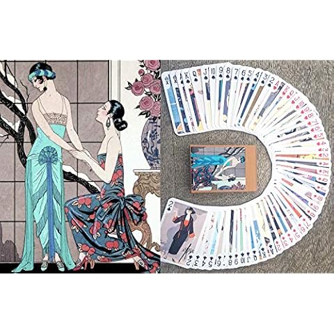 George BARBIER Playing Cards (Poker Deck 54 Cards All Different) Famous Vintage French Illustrator Art Deco Artist Cover