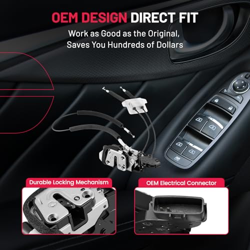 Image of SYERAL Door Lock Latch Actuator Front Right Driver Side Compatible with Nissan Altima 2007-2012 Replaces 937-241, 937241, 80500-JA000, 80500-ZX60A