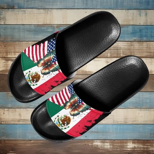 Image of Footwear for Mens Open Toe Athletic Sandals Anti-Slip Sole Slide Sandals Pillow House Flat Shoes Comfortable Slip On Slippers for Indoor & Outdoor