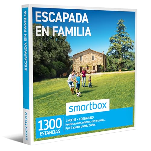 Smartbox - Caja Regalo Escapada en Familia - Idea de Regalo Familia - 1 Noche con Desayuno para 2 Adultos y hasta 2 niños