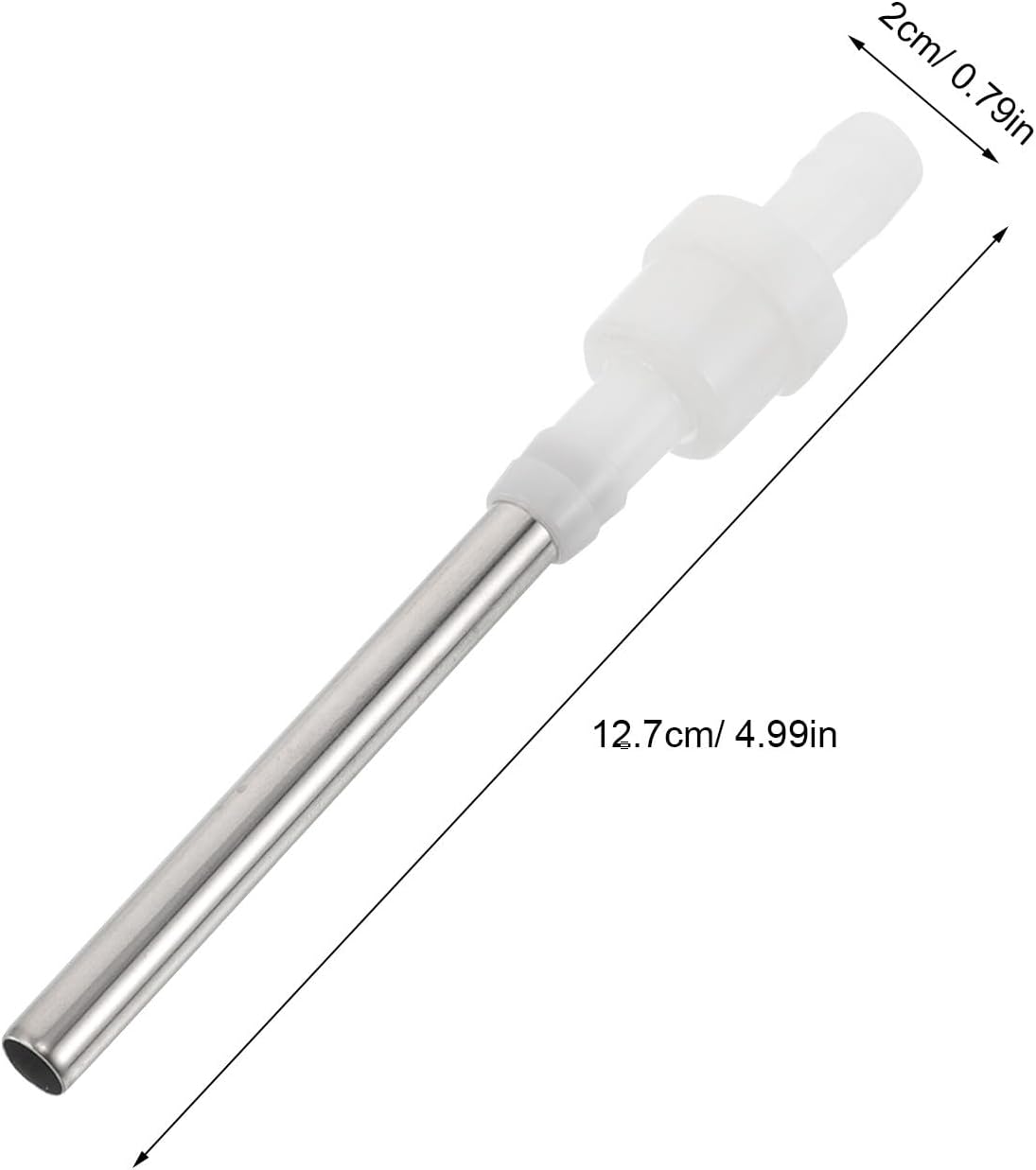BETOOKY Filling Machine Nozzle: 8mm Tube OD Liquid Dispenser Nozzle - Anti-Leak Bottle Filler Head - Replacement Filling Accessory for Food Oil Perfume