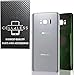 CELL4LESS Replacement Back Glass Cover Back Battery Door w/Pre-Installed Adhesive for Samsung Galaxy S8+ Plus OEM - All Models G955 All Carriers- 2 Logo - OEM Replacement (Arctic Silver)