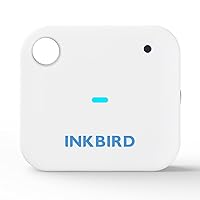 Vista 1 de Inkbird - Sensor inteligente de temperatura y humedad Wi-Fi, termómetro higrómetro blanco para interiores con alarmas, gráficos históricos