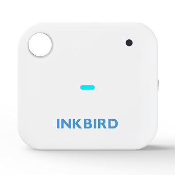 ذكي واي فاي درجة الحرارة والرطوبة الاستشعار، Inkbird داخلي أبيض مقياس الرطوبة ميزان الحرارة مراقب مع الإنذارات، الرسوم البيانية التاريخية، 1 سنة تخزين سحابة البيانات، مثالية للمنزل الزواحف الدفيئة