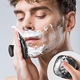 Silicone Face Scrubber, Facial Cleansing Brush, Gentle Face Exfoliator Face Brush for Women Men- Pore Cleansing & Face Massaging (1 Pack, Black) - Image 5