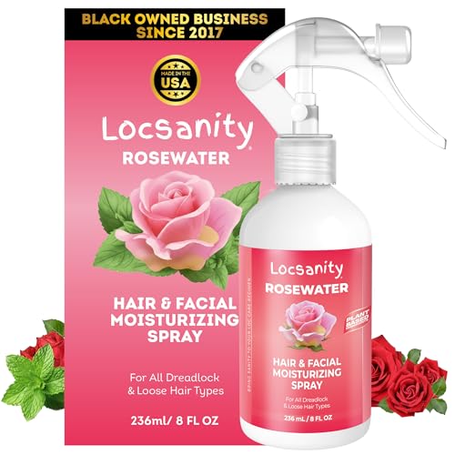 Locsanity Pure Rosewater Spray Facial y para Cabello 8oz miniatura 1
