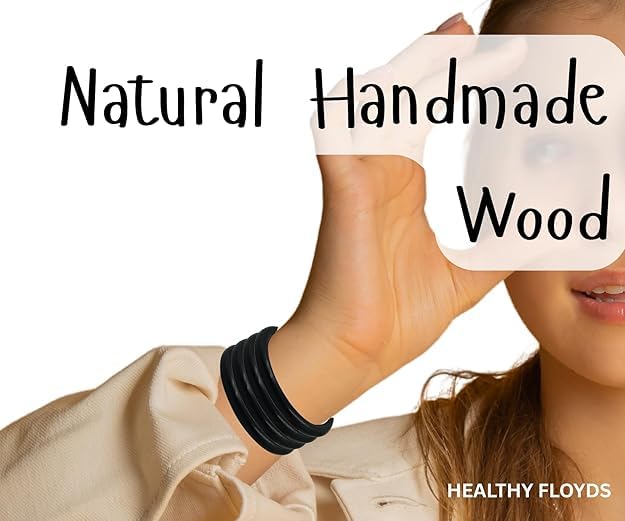 Image of Handmade Natural Wooden Bangles, Stylish Designs,Artisan Premium Quality for Women | Natural Wood Bangles Christmas Gift Jewelry for Her | Eco-Friendly Artisan Crafted Gift