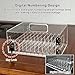 SBCWH Cell Phone Locker Box, 12/24/36/48/60 Slots Acrylic Cell Phone Storage Cabinet, Wall Mounted Desktop Lockable Pocket Chart for Classroom Office Factory(25x19x53cm/10x7x21in)