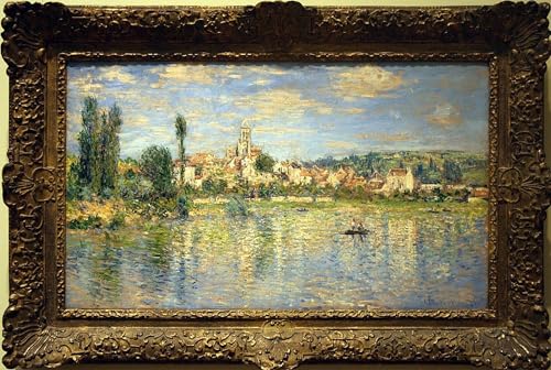 Tableaux peinture murale Vétheuil en été Claude Monet impression affiche 60x90cm