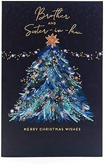 Brother And Sister-In-Law Christmas Card- To Send To Couple- Gift Card For Her- Gift Card For Him