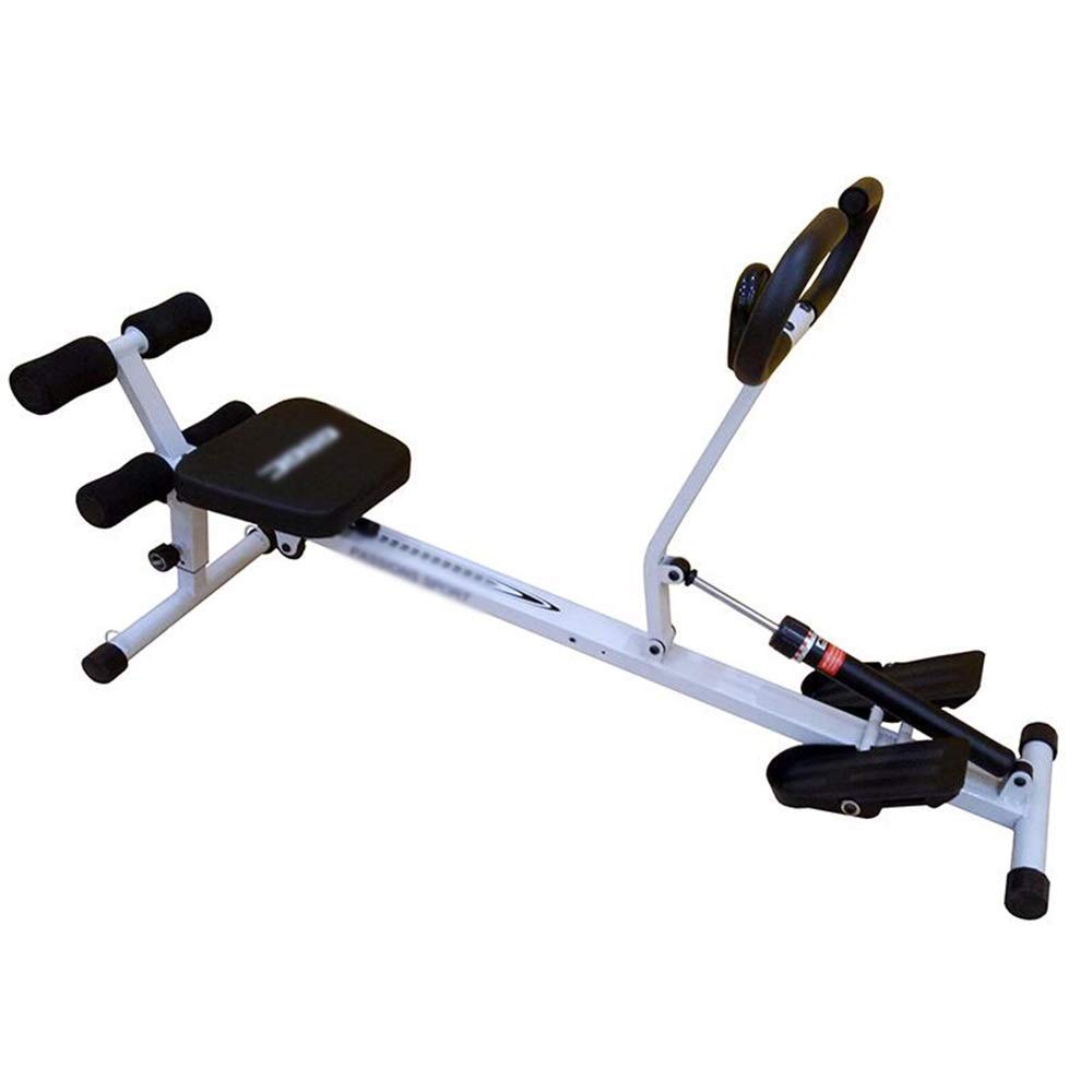 AYCDL Rowing Machine for Home Use Foldable, Hydraulic Rowing Machine Indoor Rower Abdominal Fitness Equipment, 10 Resistance Adjustment, Hd Data Display, Max User Weight 150 Kg
