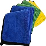 Ultra absorbente, no suelta pelusa ni raya: Nuestras toallas están hechas de microfibra de alta calidad, úsalas en cualquier tipo de superficie, no dejan rasguños ni pelusas en: acero inoxidable, madera, plástico, que es mejor que los paños de algodón y otras limpiezas. paños. Lavar a 40 ° grados sin suavizante.