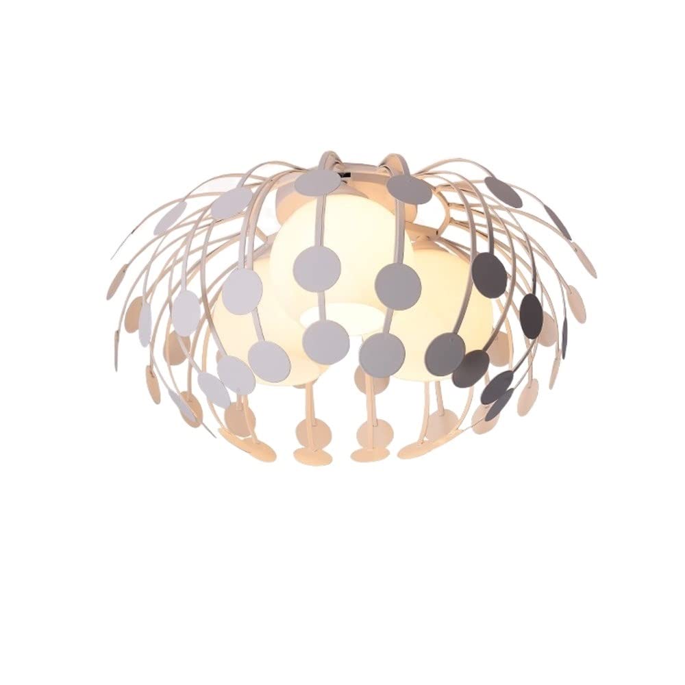 Plafonnier fleur en verre 3 lampes pour corriger le manque de clarté en salle