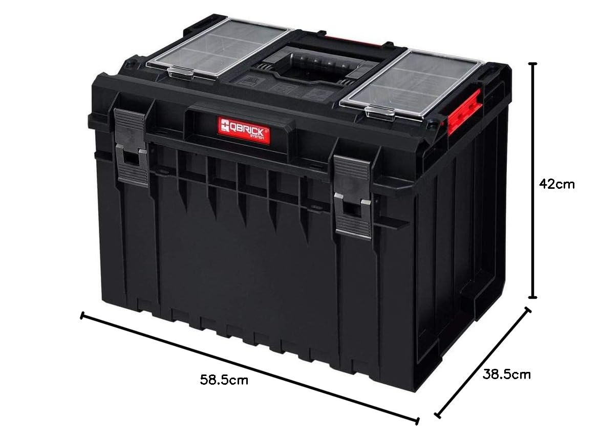 QBRICK PROFI 450 Werkzeugkasten System Werkzeugkasten Werkzeugkasten Werkzeugkasten Aufbewahrungsbox 58 x 38 cm