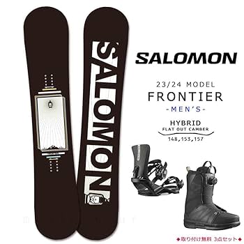 サロモンボード&バートンブーツ　スノーボード3点セット サロモンボード&バートンブーツ スノーボード3点セット サロモン