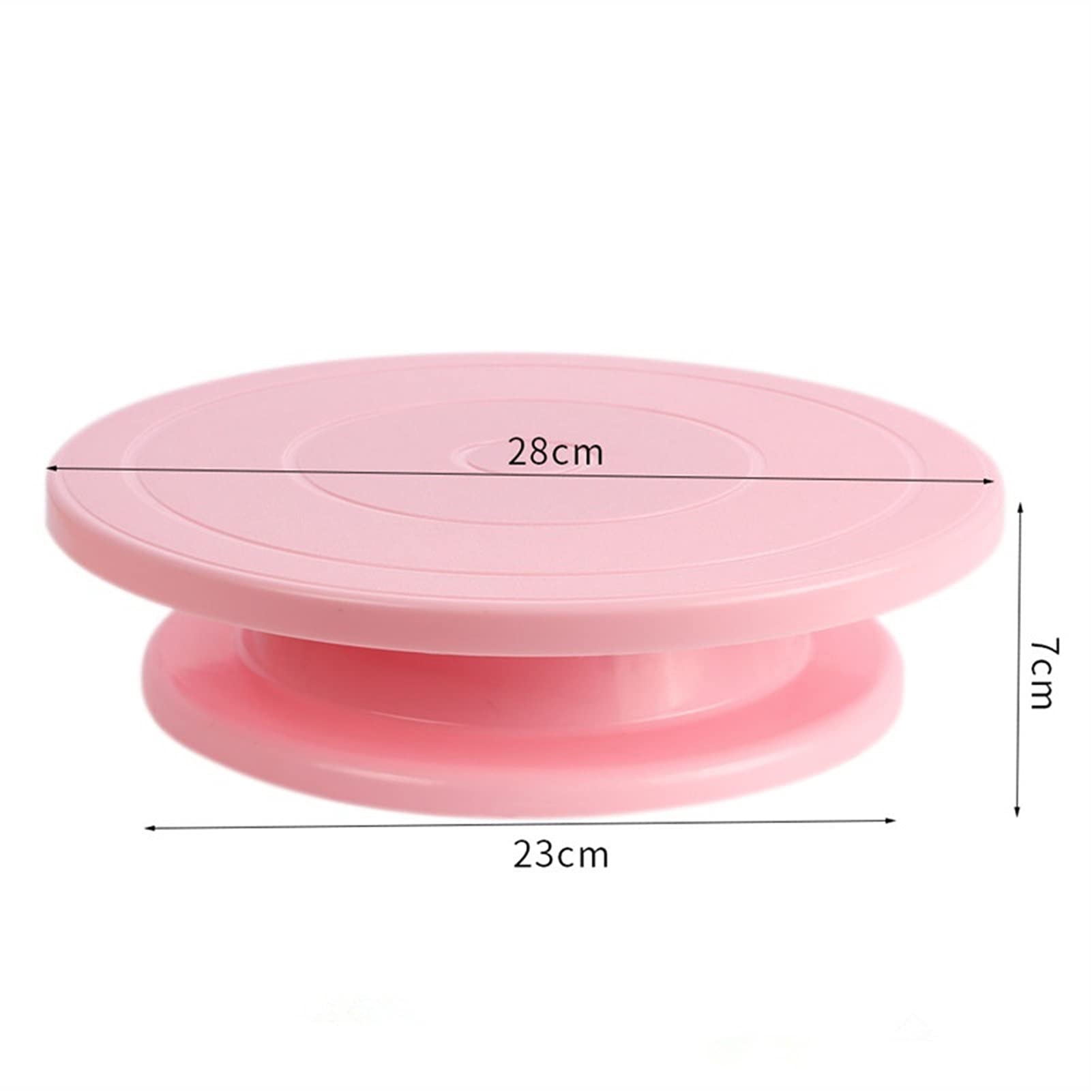 Ciasto Gramofon Narzędzia do dekorowania tortu Plastikowa płyta Gramofon Obrotowy Antypoślizgowy Okrągły Stojak na Ciasto Stół Obrotowy Stół Kuchnia DIY Patelnia Pieczenie Narzędzia Ciasto Spinning Stojak (kolor: Niebieski)