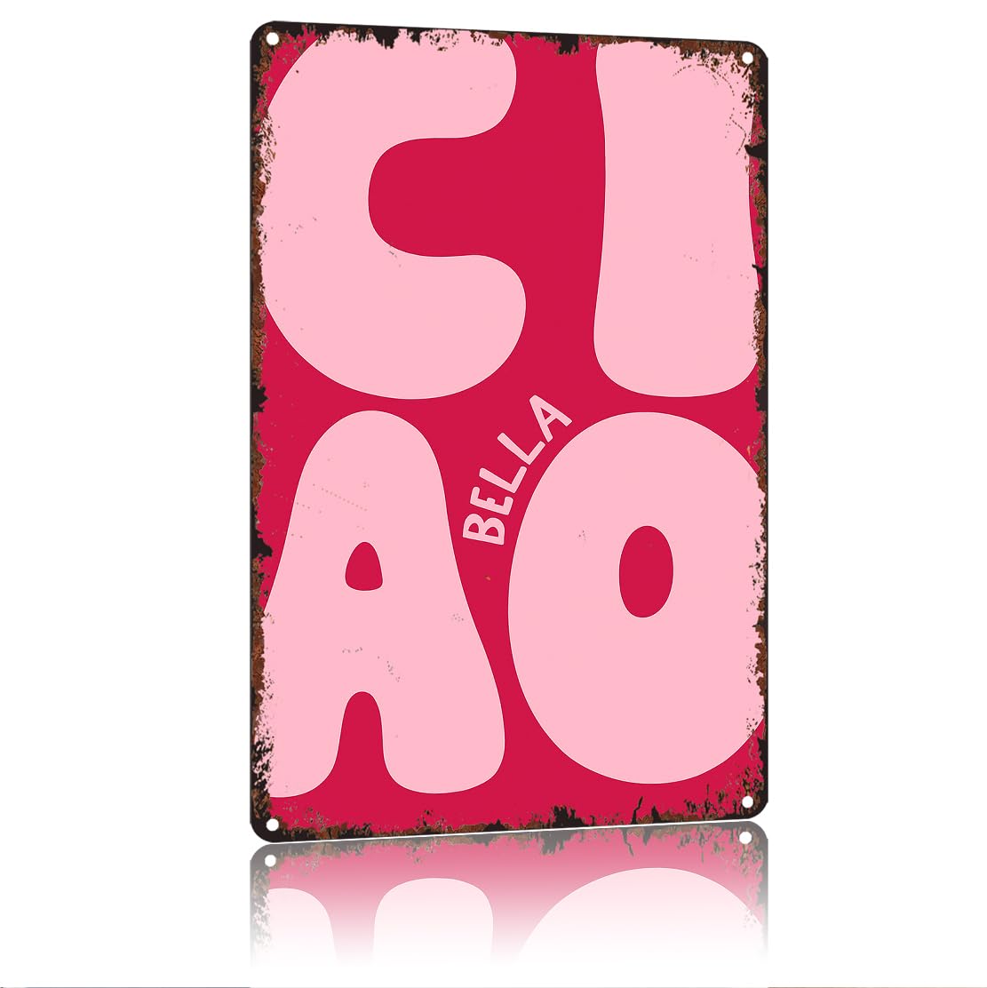 peiyeety CiaoFunny 8x12 Inch Aluminum Vintage Metal Tin Signs-For Living Room Kitchen Bedroom Patio Porch Men'S Nest Wall Decor