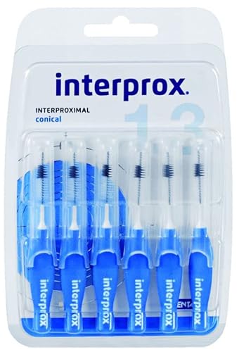 Interprox 4G - Cepillos interdentales (6 unidades), color azul Cover