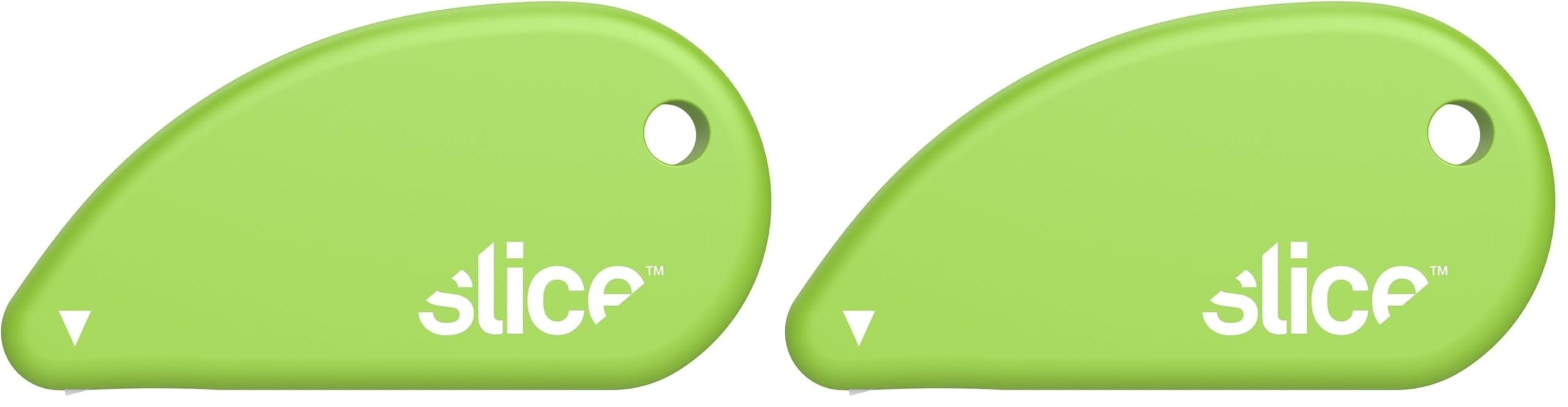 Slice Micro Ceramic Blade, Safety Cutter, Finger Friendly, Cuts Blister Packaging, Paper & Ideal for Outline Trims of Shapes or Coupons (Pack of 2)