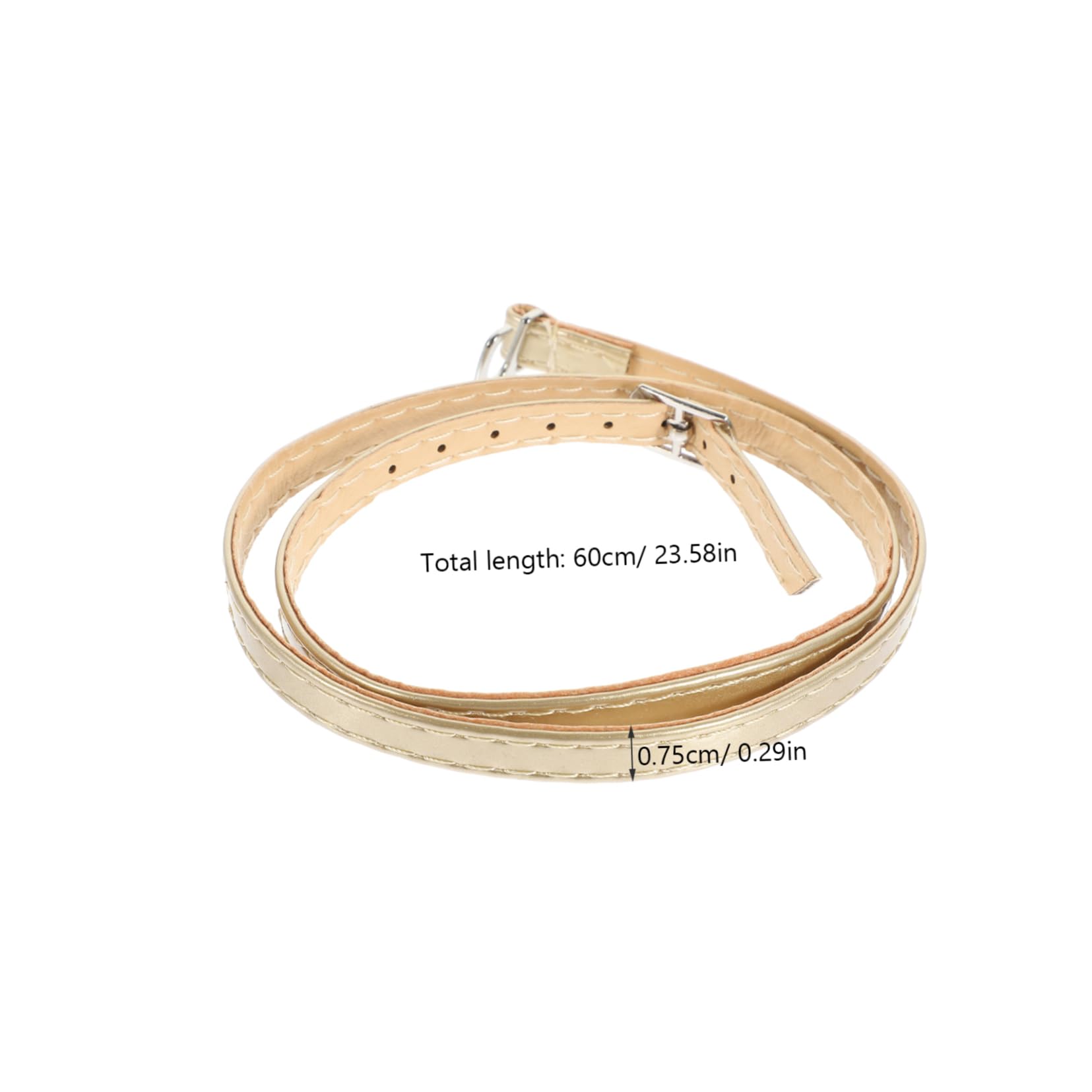 Didiseaon 4 Pairs High Heels Anti-loose Shoelaces Leather Replacement Straps for Women Shoes Accessories